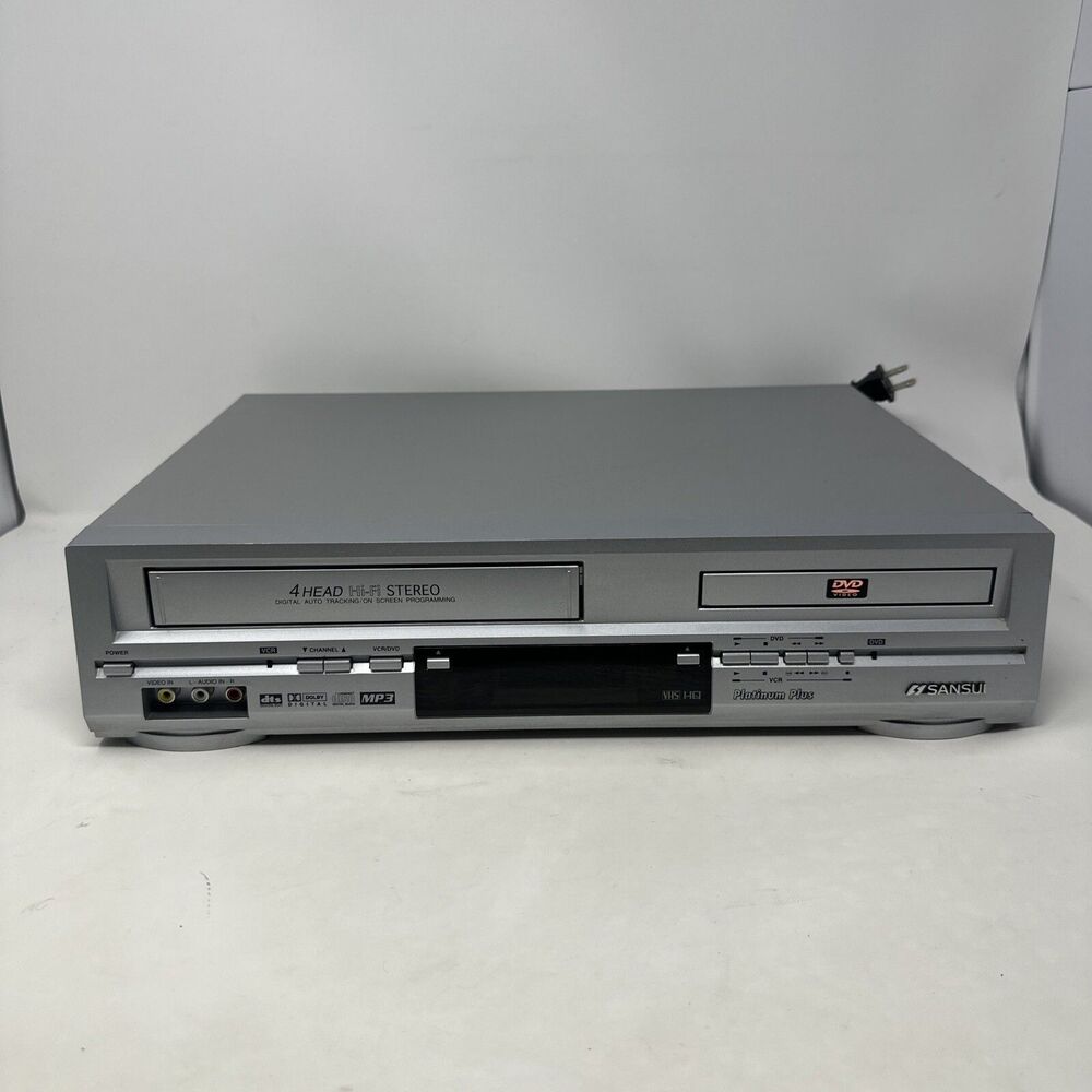 Sansui VCR DVD Player Combo Platinum Plus VRDVD4000 Read Description